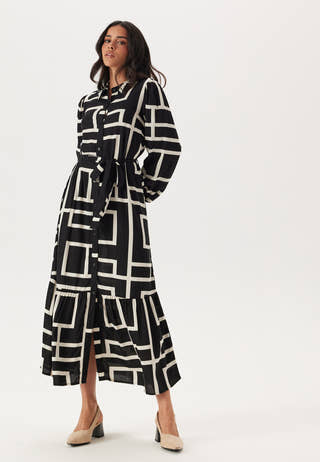 Viscose Long Sleeve Dress