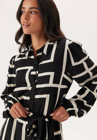 Viscose Long Sleeve Dress