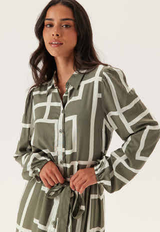 Viscose Long Sleeve Dress