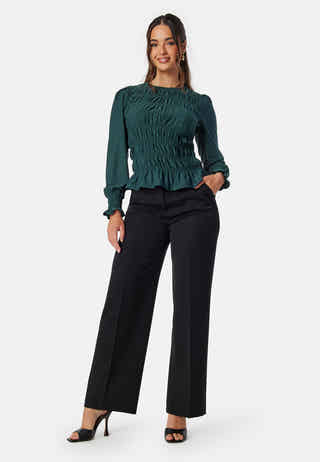 Long Sleeve Smock Top