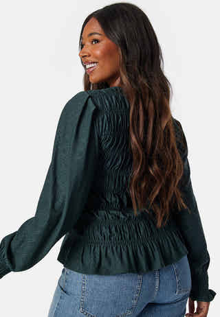 Long Sleeve Smock Top