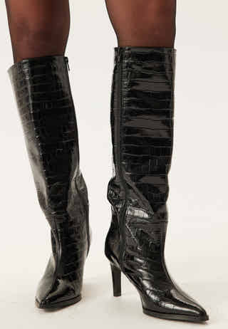Knee High Leather Boot