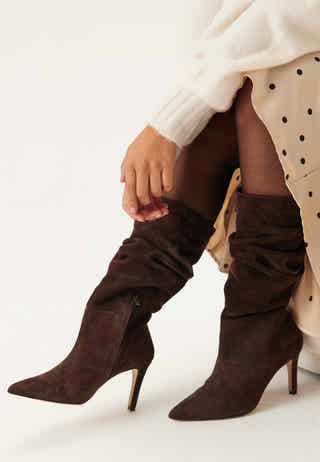 Slouchy Suede Boot