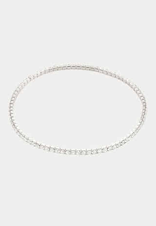 Arash Crystal Bracelet Silver-