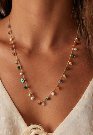 Between Necklace Gold-plated