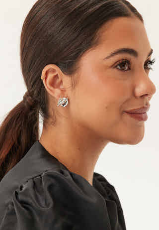 Lavender Recycled Earrings Sil