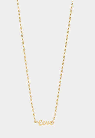 Love Necklace Gold-plated