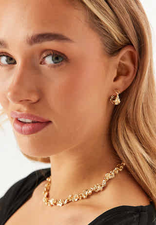 Trust Earrings Gold-plated