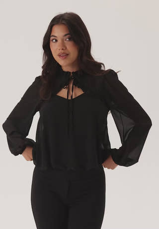 frill-tie-blouse-black-1130675844.mp4
