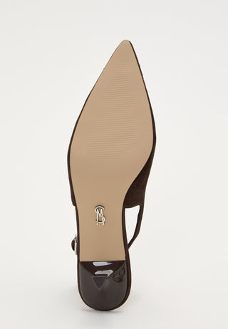 Korra Suede Slingback Sandal