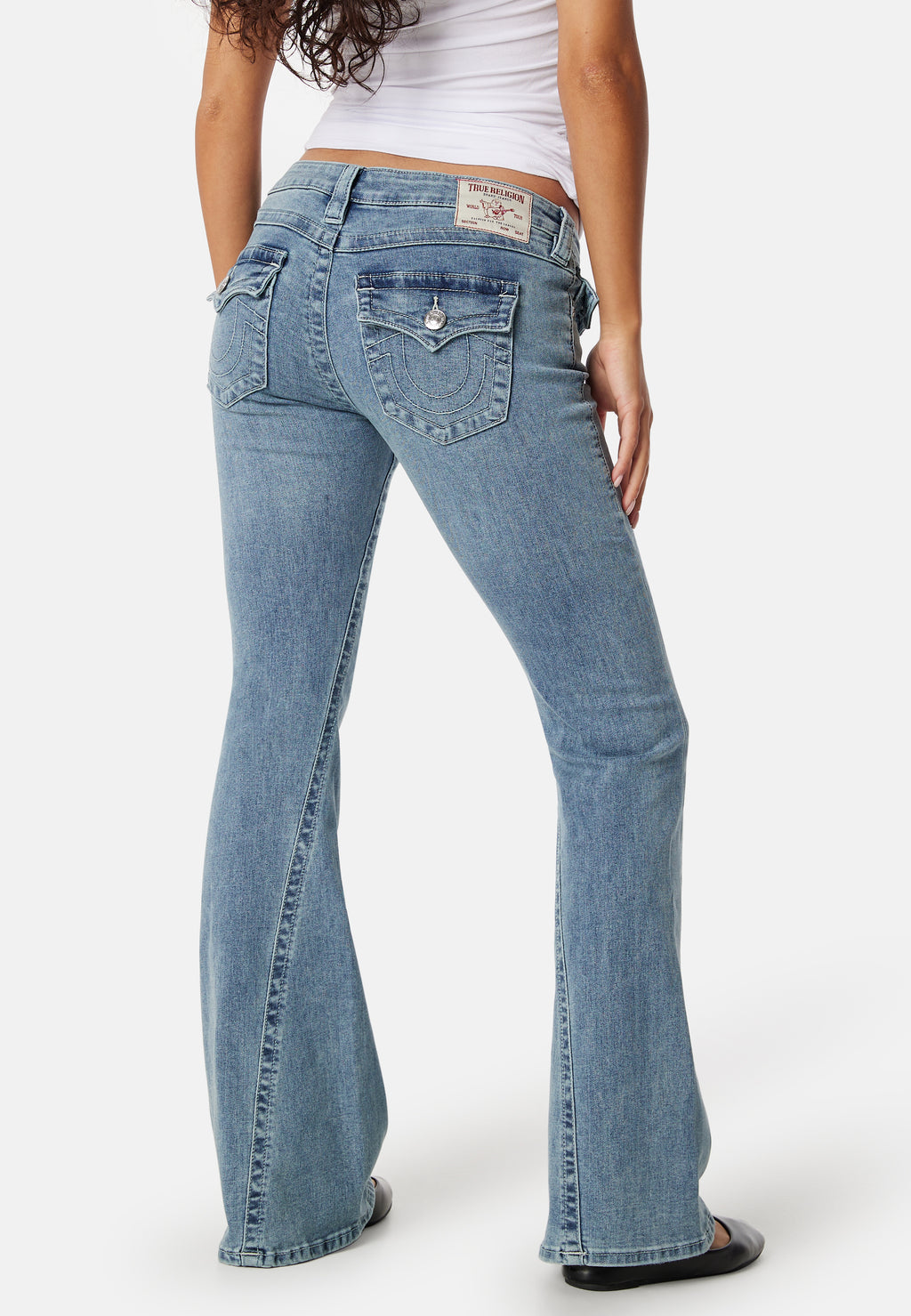 True religion – Joey Low Rise Flare – bestseller-manual – Blue
